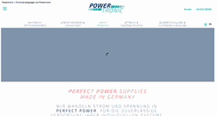 Desktop Screenshot of powertronic.de