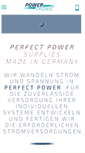 Mobile Screenshot of powertronic.de