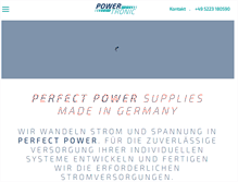 Tablet Screenshot of powertronic.de